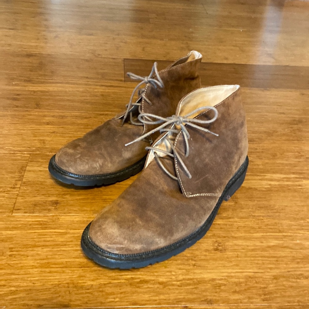 RHUNE brown suede boots Men’s Size 11.5